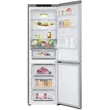 Kép 4/8 - LG GBV3100DPY mattezüst, alulfagyasztós, Hűtő:234L, Fagyasztó:110L, DoorCooling hűtőszekrény