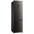 Midea MDRB521MIC28 fekete, alulfagyasztós, Hűtő:256L, Fagyasztó:122L, No frost hűtőszekrény