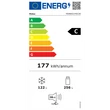 Midea MDRB521MIC28 fekete, alulfagyasztós, Hűtő:256L, Fagyasztó:122L, No frost hűtőszekrény