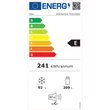 Beko B1RCNA344S ezüst, alulfagyasztós, Hűtő:209L, Fagyasztó:92L, No frost hűtőszekrény