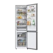 Kép 2/21 - Haier HDPW5620CNPK inox, alulfagyasztós, Hűtő:289L, Fagyasztó:117L, hűtőszekrény