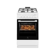 Kép 1/5 - Electrolux LKK560011W fehér, szabadonálló, gáz, kombinált, főzőzóna: 4, sütő:58L, grill, tűzhely
