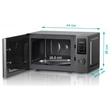 Kép 11/11 - Gorenje MO20E1T4 700W 20L szürke mikrohullámú sütő