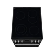 Kép 3/5 - Electrolux LKR564275K fekete, szabadonálló, gáz, kombinált, főzőzóna: 4, sütő:57L, grill, tűzhely