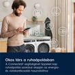 Kép 12/13 - Electrolux EW8W4402QE fehér, elöltöltős, max.1400ford., 11 kg/7 kg, mosó-szárítógép