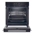 Haier H6 ID46G3HTB fekete, beépíthető, sütőtér: 78L, sütő