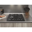 Kép 9/9 - Haier HAVG5BF4S2B/1 fekete, beépíthető, gáz, főzőzóna: 4, beépíthető méret: 56cm, főzőlap