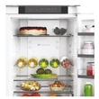 Kép 2/6 - Haier HBW5518E alulfagyasztós, beépíthető, Hűtő:186L, Fagyasztó:62L, No frost hűtőszekrény