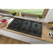 Kép 5/5 - Gorenje GW951MB fekete, beépíthető, gáz, főzőzóna: 4 +1 wok égőfej, beépíthető méret: 56cm, főzőlap