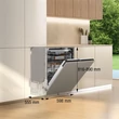 Gorenje GV693A65UVAD programok száma: 7, beépíthető, 16 terítékes mosogatógép 