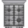 Gorenje GKS5C71XF Inox, szabadonálló, gáz, kombinált, főzőzóna: 4, sütő:70L, grill, tűzhely