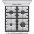 Gorenje GKS5C72WF fehér, szabadonálló, gáz, kombinált, főzőzóna: 4, sütő:70L, grill, tűzhely