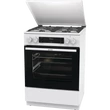 Kép 13/20 - Gorenje GKS6C71WF fehér, szabadonálló, gáz, kombinált, főzőzóna: 4, sütő:71L, grill, tűzhely