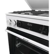 Kép 14/20 - Gorenje GKS6C71WF fehér, szabadonálló, gáz, kombinált, főzőzóna: 4, sütő:71L, grill, tűzhely