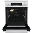 Kép 8/20 - Gorenje GKS6C71WF fehér, szabadonálló, gáz, kombinált, főzőzóna: 4, sütő:71L, grill, tűzhely