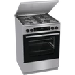Gorenje GKS6C71XF Inox, szabadonálló, gáz, kombinált, főzőzóna: 4, sütő:71L, grill, tűzhely