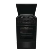 Gorenje MEKS5141BM fekete, szabadonálló, gáz, kombinált, főzőzóna: 4, sütő:70L, grill, tűzhely