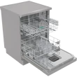 Gorenje GS643E90X inox, programok száma: 6, szabadonálló, 16 terítékes mosogatógép 