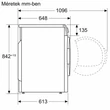 Kép 6/7 - Bosch WQG24591BY fehér, 9kg, hőszivattyús, szárítógép