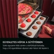 AEG TU5AB21FSB  SurroundCook fekete, beépíthető, sütőtér:72L, grill, légkeverés, hidrolitikus, sütő