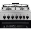 Kép 2/3 - Electrolux LKK560011X SteamBake inox-fekete, szabadonálló, gáz, kombinált, főzőzóna:4, Sütő:58L, tűzhely
