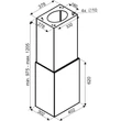 Kép 12/14 - Ciarko Design Cube W fekete sziget páraelszívó