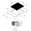 Kép 4/6 - Pando PI-DOM indukciós főzőlap, domino