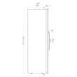 Pando PVMAV 178-112XL borhűtő - beépíthető, inox, balos