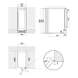 Pando PVZB 30-16XR borhűtő - pult alá építhető, inox, jobbos