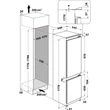 Kép 3/4 - Whirlpool ART 66112 alulfagyasztós, beépíthető, Hűtő:194L, Fagyasztó:79L, FrostLess hűtőszekrény