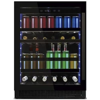 Pando PFMB 60 pult alá építhető italhűtő - fekete -  jobbos