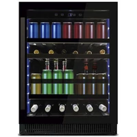 Pando PFMB 60 pult alá építhető italhűtő - fekete -  balos