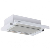 Silverline New-Line 1190 kihúzható teleszkópos páraelszívó - 1190.5.652.03 - fehér / inox