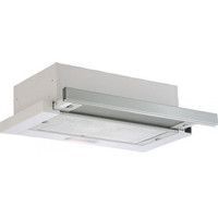 DAVOLINE ECO WHITE IX 60 D kihúzható teleszkópos páraelszívó - inox