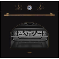 Evido Rustic-O 6AA beépíthető rusztikus légkeveréses sütő - antracit / bronz