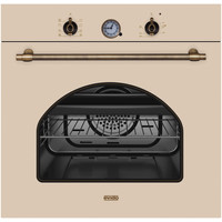 Evido Rustic-O 6AC beépíthető rusztikus légkeveréses sütő - bézs / bronz