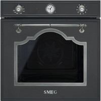 SMEG SF750AS beépíthető rusztikus sütő - antracit / antikolt ezüst