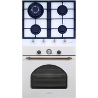 CATA MRA 7108 WH rusztikus sütő - RCI 631 WH rusztikus üveg-gáz főzőlap szett