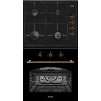 Evido Rustic O60A sütő - H60A gáz főzőlap szett - antracit