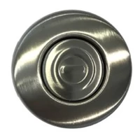 Levegőkapcsoló gomb, szálcsiszolt