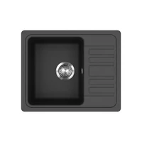 EVIDO Home 45S compact gránit mosogató, antracit  575 x 460 mm,