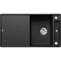 BLANCO AXIA III 5 S-F fekete üveg tart., SZINTBE ÉPÍTÉS BLANCO AXIA III 5 S-F fekete üveg tart., SZINTBE ÉPÍTÉS