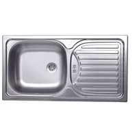 EVIDO FLEX rozsdamentes mosogató, natúr