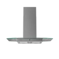 SILVERLINE 4240 MIDNIGHT ISOLA páraelszívó,sziget,90cm,inox/üveg