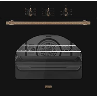 EVIDO RUSTIC-O 60A légkeveréses sütő, grill ,analóg,antracit/bronz