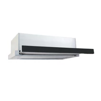 EVIDO SLIMLUX 50GB teleszkópos páraelszívó, 50 cm, inox/fekete üveg front