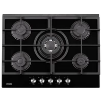 EVIDO MURANO 70B üveggázfőzőlap,70cm,WOK,fekete