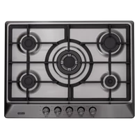 EVIDO VALEO 70X gázfőzőlap,70 cm,WOK,inox