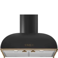 SMEG COLONIALE design kürtős fali páraelszívó, 60 cm, antracit