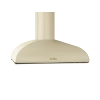 SMEG COLONIALE design kürtős fali páraelszívó, 90 cm, bézs